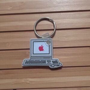 Vintage Rare Apple Computer Keychain